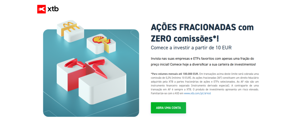 ações fracionadas xtb