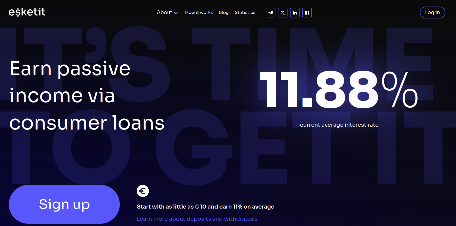 esketit melhor plataforma p2p portugal